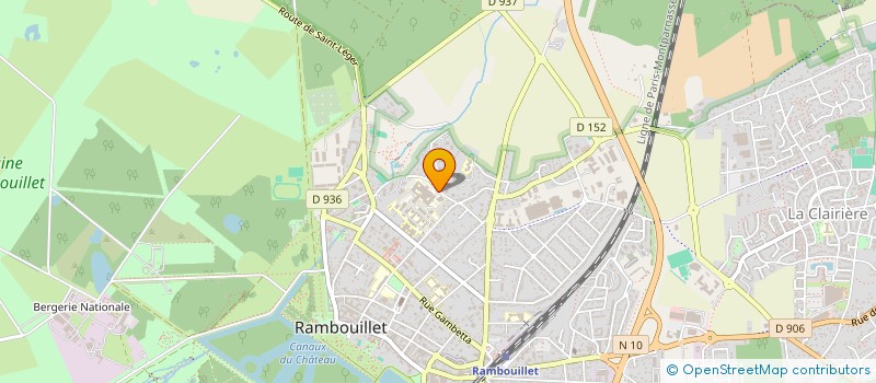 localisation de l'entreprise ASSOCIATION DE SOUTIEN A L'EQUIPE MOBILE DE SOINS PALLIATIFS (E.M.S.P) DE LA COMMUNAUTE D'ETABLISSEMENT DOURDAN -RAMBOUI à RAMBOUILLET