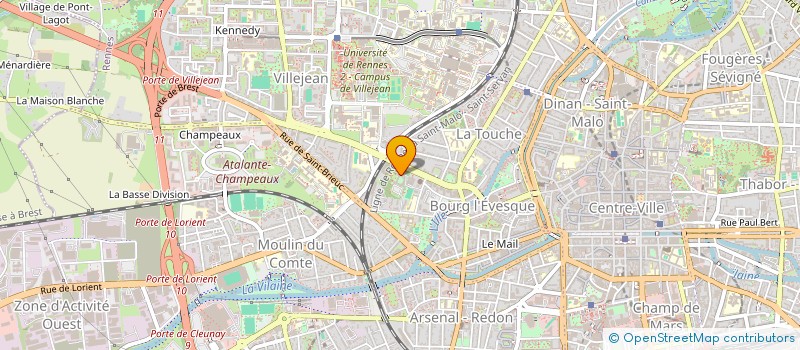 localisation de l'entreprise ASSOCIATION DE SOUTIEN A L'INVESTISSEMENT SCOLAIRE CATHOLIQUE à RENNES