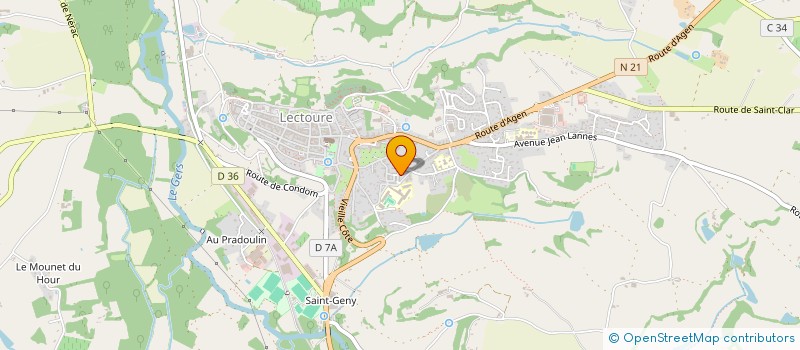 localisation de l'entreprise ASSOCIATION DE SOUTIEN A LA CREATION ET LA PERENNITE DES ENTREPRISES CONGOLAISES  (A.S.C.P.E.C)  LECTOURE