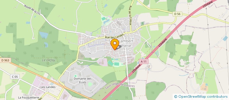 localisation de l'entreprise ASSOCIATION DE SOUTIEN A LA PARENTALITE ET D'AIDE A L'INCLUSION SOCIALE à SAINT-LAMBERT-LA-POTHERIE