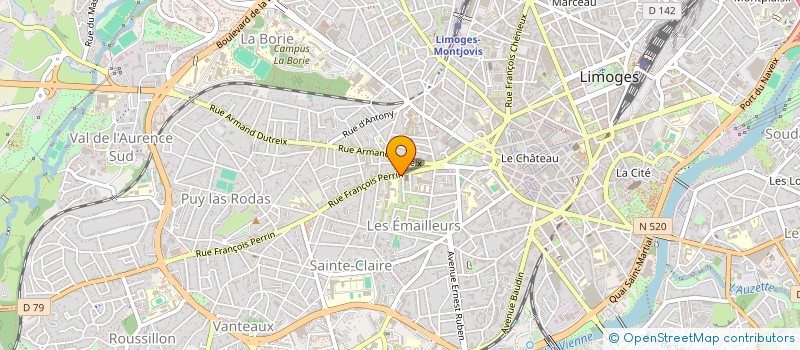 localisation de l'entreprise ASSOCIATION DE SOUTIEN A LA SCOLARISATION DES ENFANTS DE FAMILLES VULNERABLES DU DIOCESE D ANSE A VEAU ET MIRAGOANE à LIMOGES