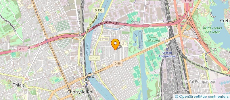 localisation de l'entreprise ASSOCIATION DE SOUTIEN AU COLLECTIF CITOYEN NE TOUCHE PAS A MA REPUBLIQUE (ASACC-NTPAMR) à CHOISY-LE-ROI