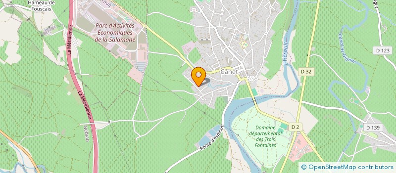 localisation de l'entreprise ASSOCIATION DE SOUTIEN AU COUPLE ET A LA FAMILLE  CANET