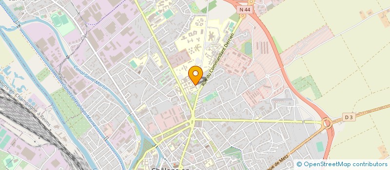 localisation de l'entreprise ASSOCIATION DE SOUTIEN AU TRAITEMENT DES ADDICTIONS MARNE SUD  CHALONS-EN-CHAMPAGNE