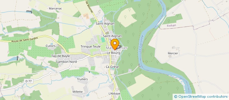 localisation de l'entreprise ASSOCIATION DE SOUTIEN AUX INITIATIVES CITOYENNES POUR MAS-GRENIER  MAS-GRENIER