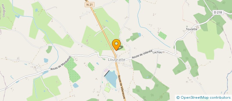 localisation de l'entreprise ASSOCIATION DE SOUTIEN AUX LOUPIOTS DE LOUGRATTE  LOUGRATTE