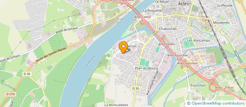 localisation de l'entreprise ASSOCIATION DE SOUTIEN AUX MUSICIENS à ARLES