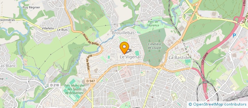 localisation de l'entreprise ASSOCIATION DE SOUTIEN AUX RIVERAINS EN COLERE CONTRE LES INCIVILITES à LIMOGES