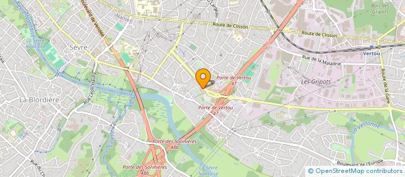 localisation de l'entreprise ASSOCIATION DE SOUTIEN CULTUREL FRANCO-HAITIEN (ASCFH)  VERTOU