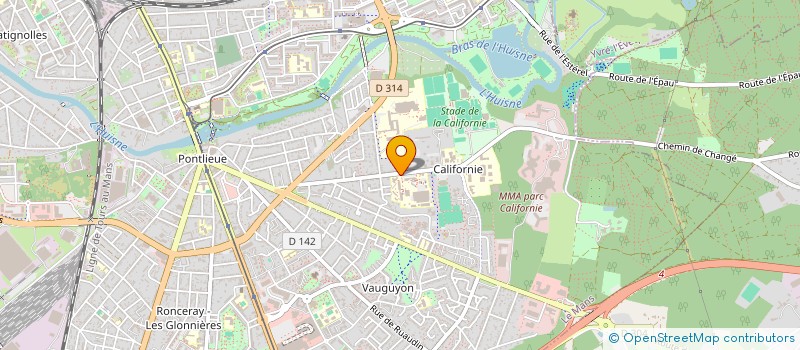 localisation de l'entreprise ASSOCIATION DE SOUTIEN ET D'ACCOMPAGNEMENT DES JEUNES SPORTIFS DE HAUT NIVEAU DU TERRITOIRE LIGERIEN à LE MANS