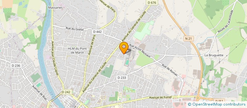 localisation de l'entreprise ASSOCIATION DE SOUTIEN ET DE DEVELOPPEMENT DES PROJETS DE L'UNITE LOCALE D'ENSEIGNEMENT COLIBRI  VILLENEUVE-SUR-LOT