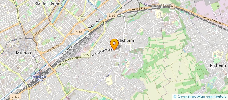 localisation de l'entreprise ASSOCIATION DE SOUTIEN ET DE PROMOTION DES ARTS DU GRAND-EST  RIEDISHEIM