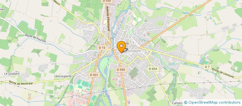 localisation de l'entreprise ASSOCIATION DE SOUTIEN ET SERVICES A DOMICILE VALENCE SUR BAISE à CONDOM