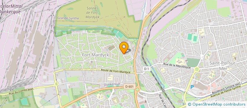 localisation de l'entreprise ASSOCIATION DE SOUTIEN POUR LES MALADIES RARES à DUNKERQUE