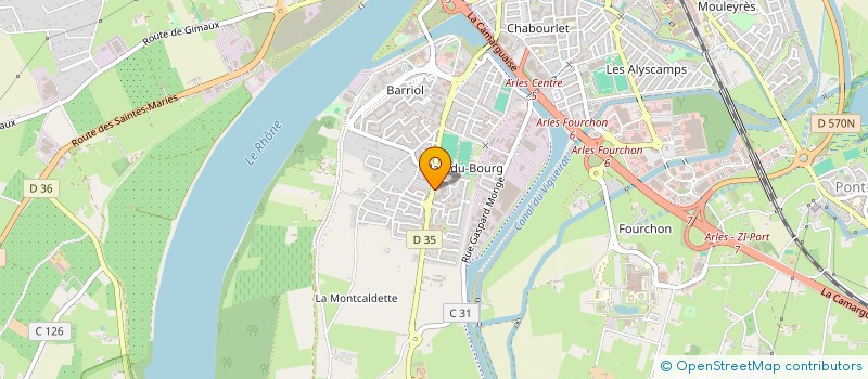 localisation de l'entreprise ASSOCIATION DE SPORT ADAPTE DE LA CHRYSALIDE D'ARLES (ASACA) à ARLES