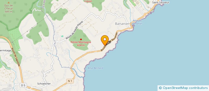localisation de l'entreprise ASSOCIATION DE SPORT CLUB à CAPESTERRE BELLE EAU