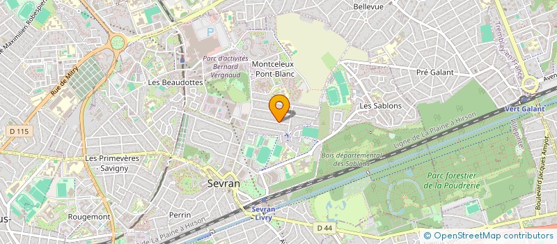 localisation de l'entreprise ASSOCIATION DE STYLISME ET D'ART CREATIF EVENT à SEVRAN