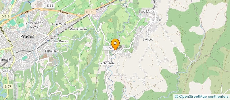 localisation de l'entreprise ASSOCIATION DE SUPERVISION D'ANALYSE DES PRATIQUES ET DE REGULATION  LOS MASOS