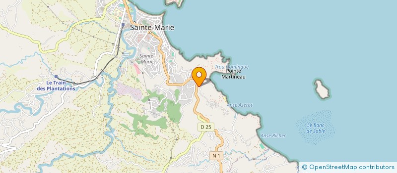 localisation de l'entreprise ASSOCIATION DE SURF ET DE SAUVETAGE DU NORD ATLANTIQUE à SAINTE-MARIE