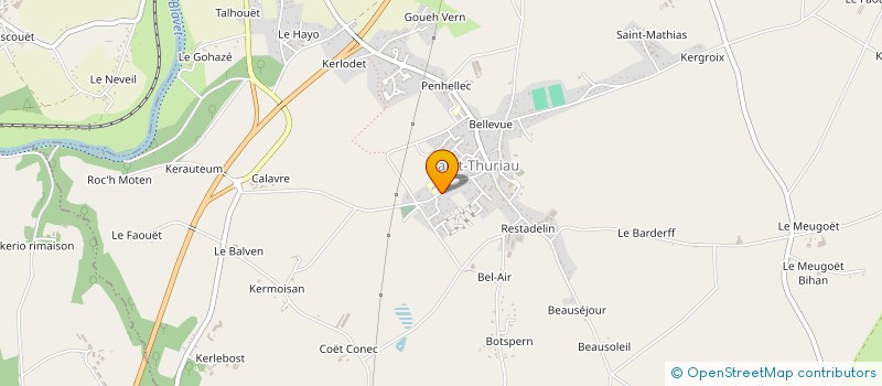 localisation de l'entreprise ASSOCIATION DE TAI-CHI-CHUAN L'OCEAN DE QI  NEULLIAC