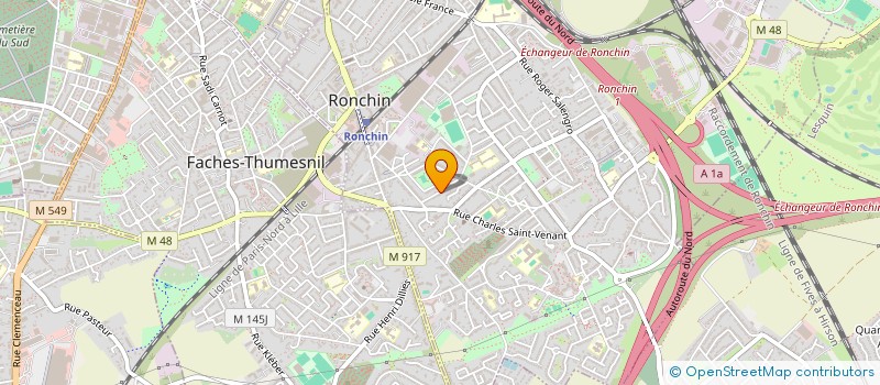 localisation de l'entreprise ASSOCIATION (DE TAI CHI CHUAN) : TAO ET MOUVEMENT  RONCHIN