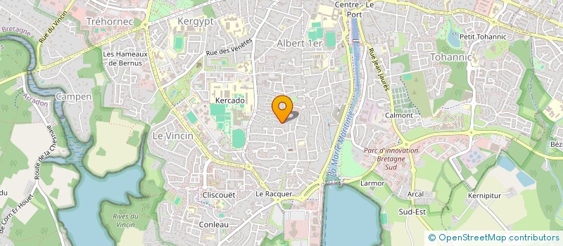 localisation de l'entreprise ASSOCIATION DE TAIJI QUAN : ECOLE YANG à VANNES