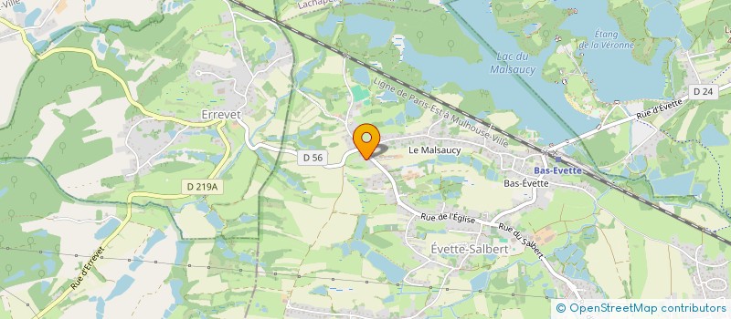 localisation de l'entreprise ASSOCIATION DE TECHNICIENS SPECIALISES à EVETTE-SALBERT