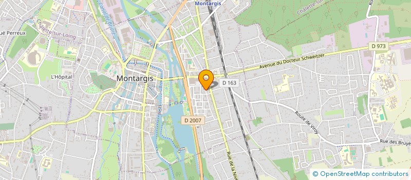 localisation de l'entreprise ASSOCIATION DE TELEMEDECINE DU SCOT DU MONTARGOIS EN GATINAIS  MONTARGIS