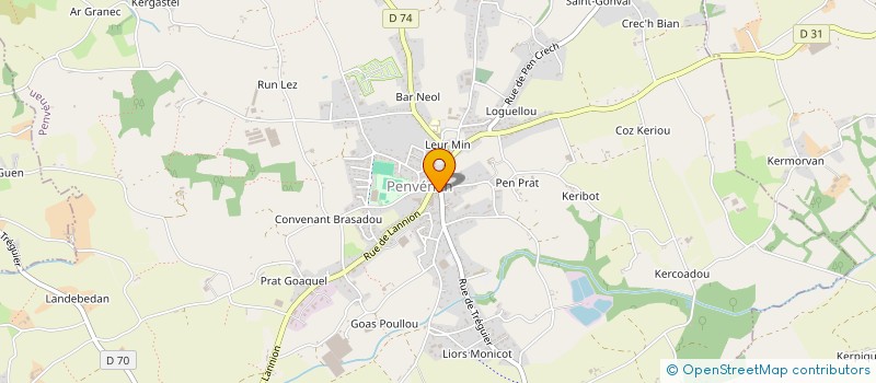 localisation de l'entreprise ASSOCIATION DE TENNIS DE PENVENAN à PENVENAN