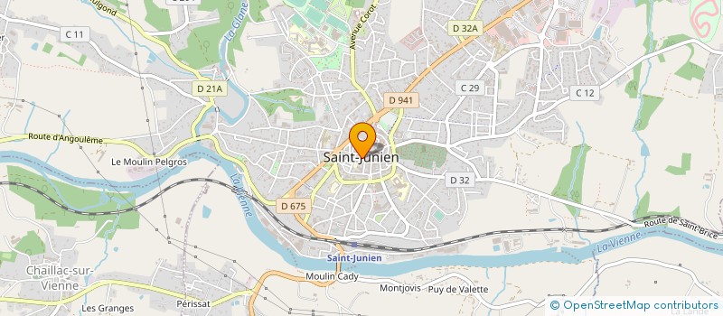 localisation de l'entreprise ASSOCIATION DE TIR A L'ARC SAINT JUNIEN à SAINT-JUNIEN