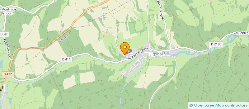 localisation de l'entreprise ASSOCIATION DE TIR DE LIGSDORF  LIGSDORF