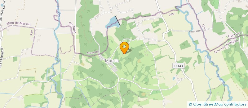 localisation de l'entreprise ASSOCIATION DE TOUS LES ARTS QUAND JE JOUE AVEC LA PETITE BRIGADE ET LES CHEVAUX CASPIENS  MONCLA