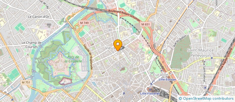 localisation de l'entreprise ASSOCIATION DE TOUS LES EVENEMENTS A.T.EVENTS (CULTURE ET VIE) à LILLE
