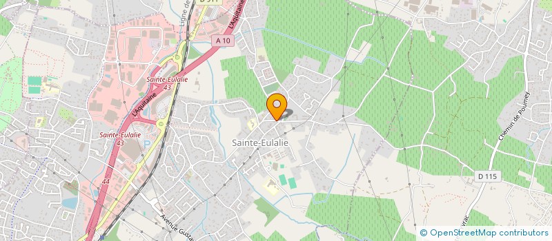 localisation de l'entreprise ASSOCIATION DE TRANSPORT ET DE SOLIDARITE à SAINTE-EULALIE