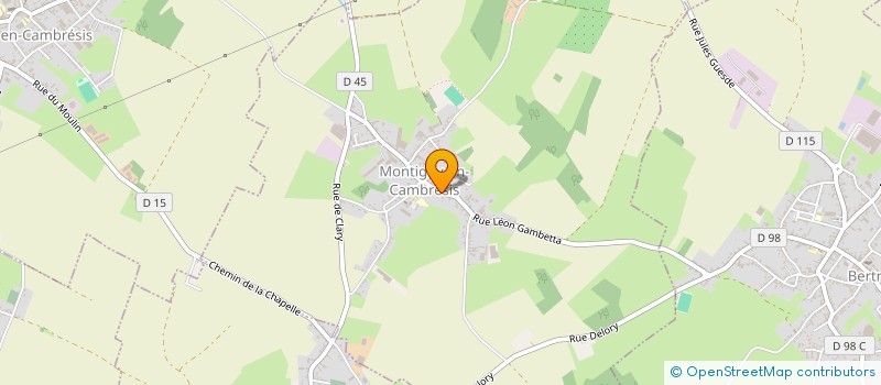 localisation de l'entreprise ASSOCIATION DE TRI RECYCLAGE & INITIATIVES POUR LE DEVELOPP DE L EMPLOI à MONTIGNY-EN-CAMBRESIS