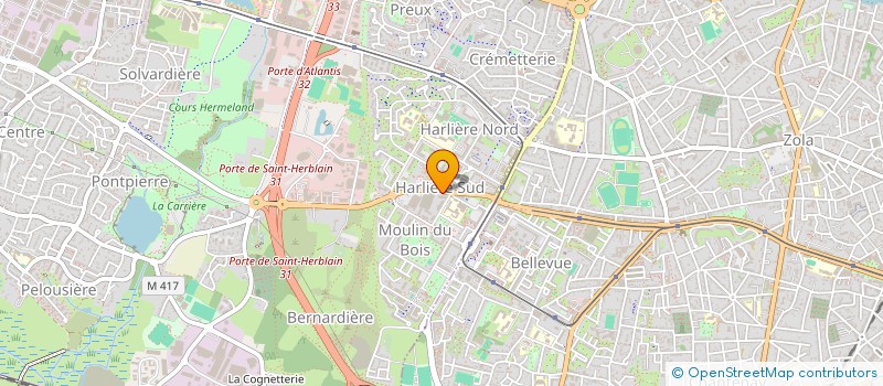 localisation de l'entreprise ASSOCIATION DE TUTELLES DANS L'INTERET DES MAJEURS PROTEGES DE LOIRE ATLANTIQUE à SAINT-HERBLAIN