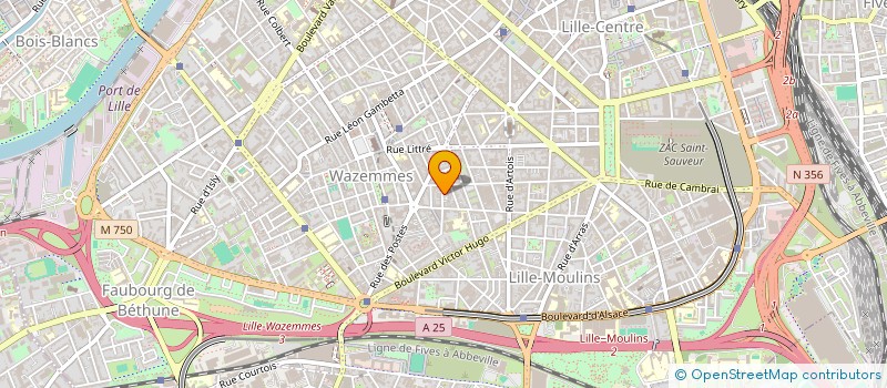 localisation de l'entreprise ASSOCIATION DE VACANCES POUR LES ENFANTS DU NORD INSUFFISANTS RENAUX à LILLE