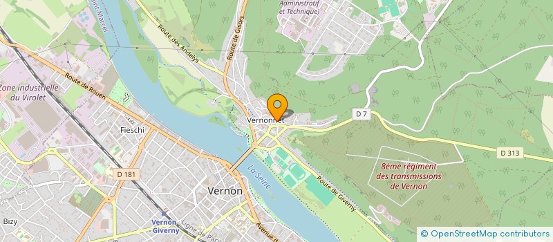 localisation de l'entreprise ASSOCIATION DE VERNONNET POUR L ACCUEIL ET LE PARTAGE à VERNON