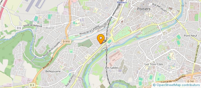 localisation de l'entreprise ASSOCIATION DE VICTIMES DES TRANSPORTS ADAPTES  POITIERS