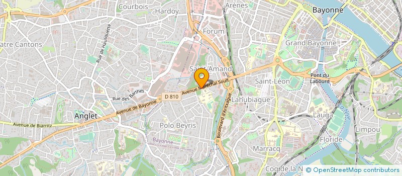 localisation de l'entreprise ASSOCIATION DE VILLA PIA à BAYONNE