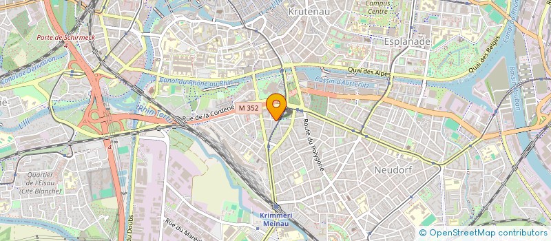 localisation de l'entreprise ASSOCIATION DE VIVE VOIX à STRASBOURG