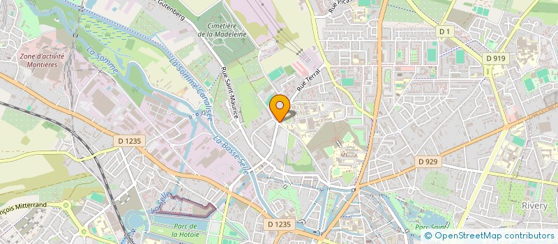 localisation de l'entreprise ASSOCIATION DE YOGA DU CHU D'AMIENS  AMIENS