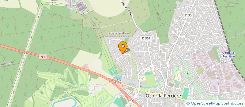 localisation de l'entreprise ASSOCIATION DE YOGA RESPIRE à OZOIR-LA-FERRIERE