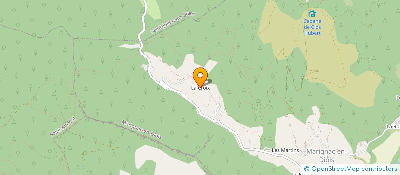 localisation de l'entreprise ASSOCIATION DE YOGA SUR CHAISE R.V.H.Y RECHERCHE EN YOGA POUR CHANGER LE REGARD SUR LA VIEILLESSE ET LE HANDICAP  MARIGNAC-EN-DIOIS