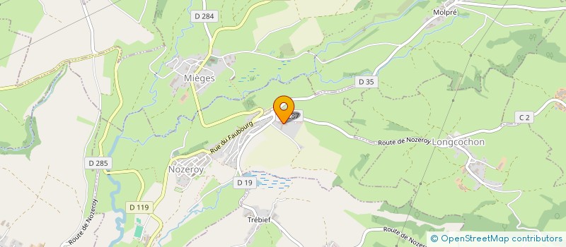 localisation de l'entreprise ASSOCIATION DE YOLINE  NOZEROY