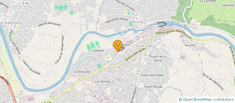 localisation de l'entreprise ASSOCIATION DEALZ à SAINT-JUERY