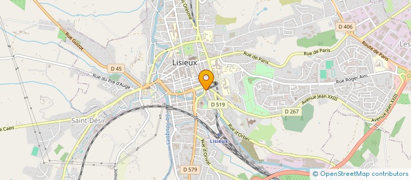 localisation de l'entreprise ASSOCIATION DEBAT DES CROYANTS LAICS à LISIEUX