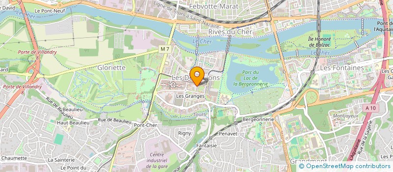 localisation de l'entreprise ASSOCIATION DEBOUT LE TECHNOPOLE à TOURS