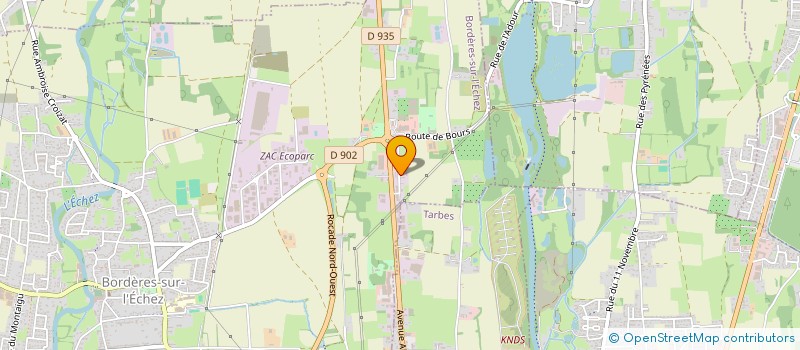 localisation de l'entreprise ASSOCIATION DEBROUILLE TOUT  BORDERES-SUR-L'ECHEZ