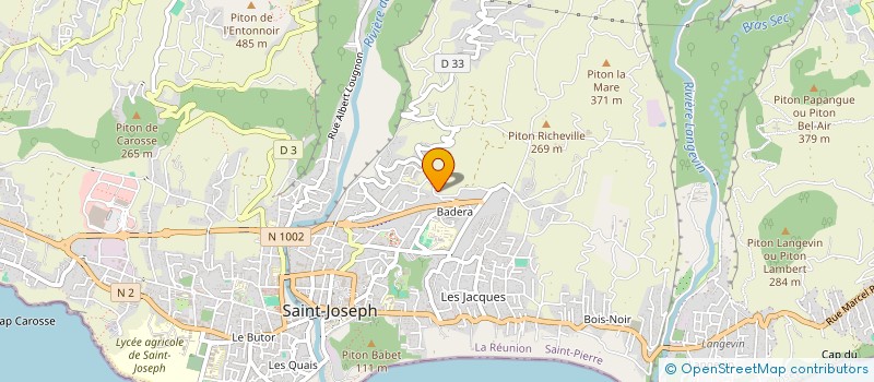 localisation de l'entreprise ASSOCIATION DECIBEL à SAINT-JOSEPH